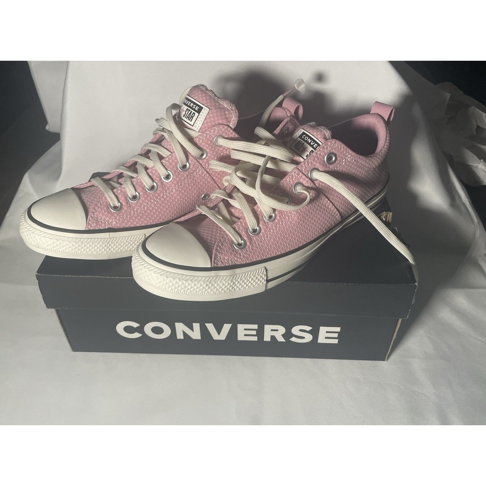 Converse Woman 11 Pink High-Top Sneakers with White Laces